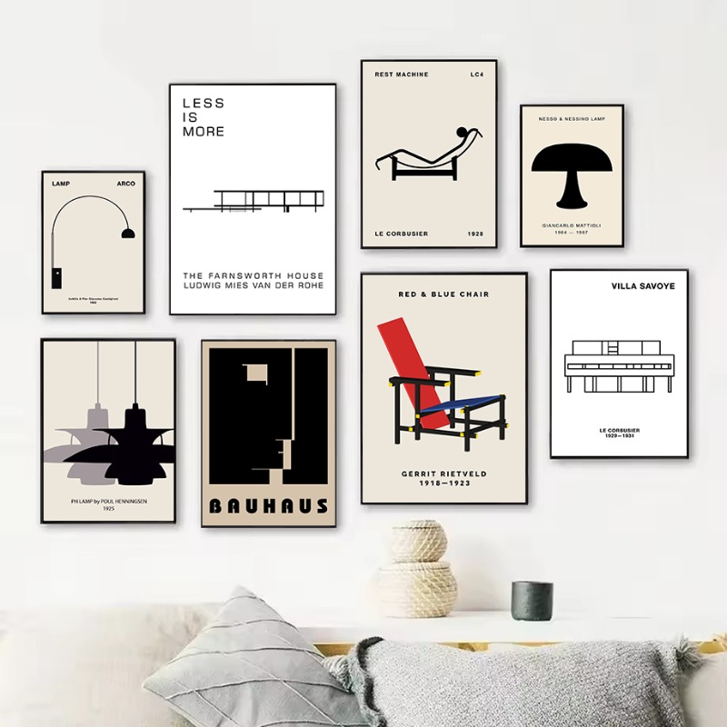 Interior Design Home Decor - لوحة فنية كلاسيكية لتصميم منزل فارنسورث