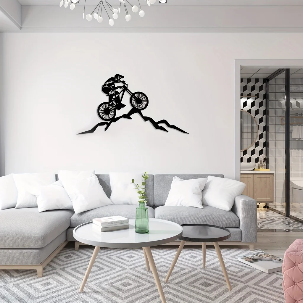 هيللويونغ-فن جداري معدني لراكب - مراجعة Interior Design Modern وسعره