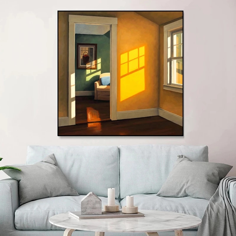 الشمال نافذة خارج المشهد قماش  - مراجعة Interior Design Home Decor وسعره