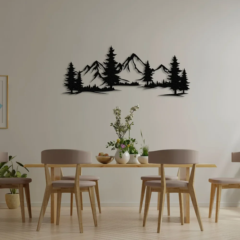 لوحة فنية جدارية معدنية ريفية  - مراجعة Interior Design Modern وسعره