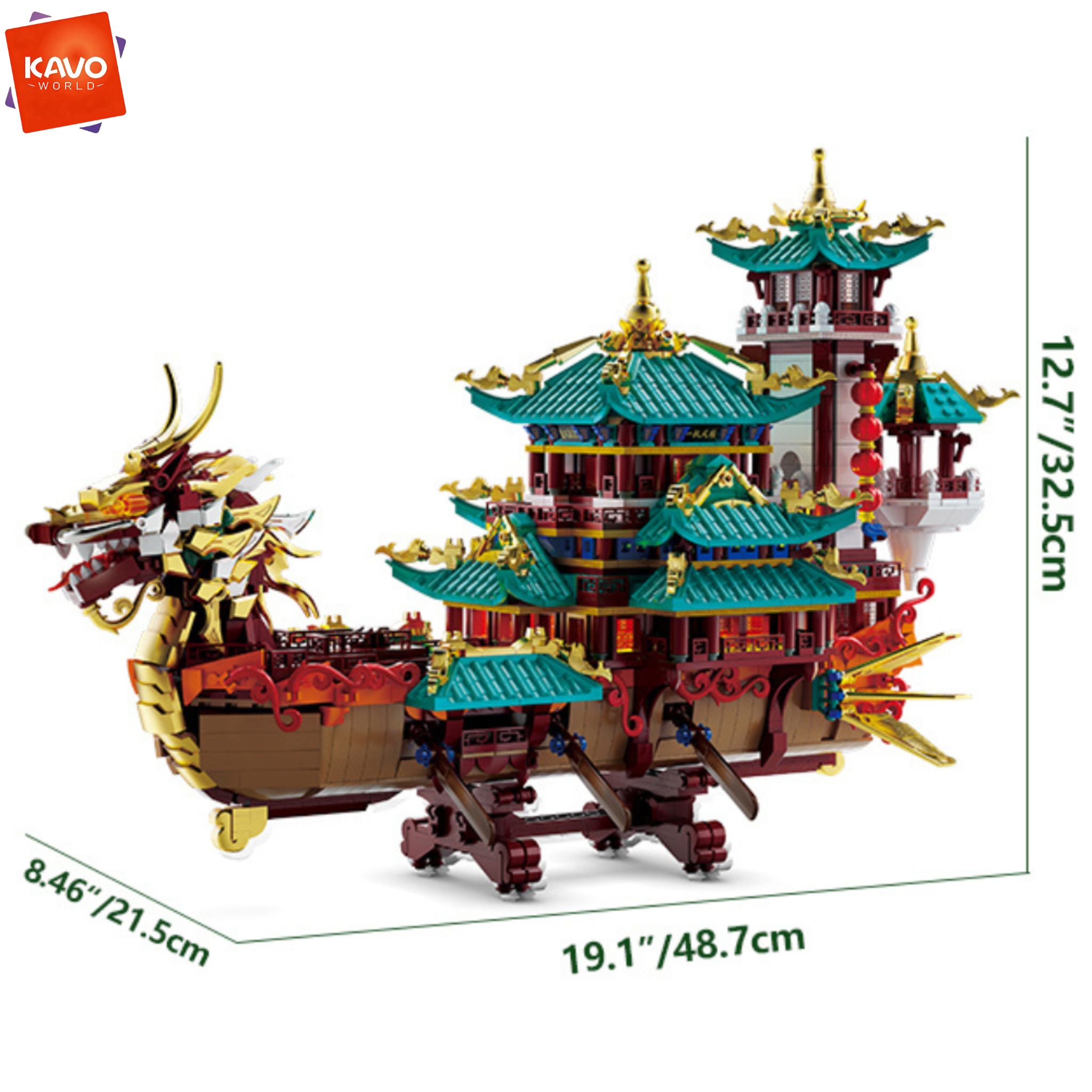 KAVOWORLD 2453 قطعة مكعبات بنا - مراجعة Interior Design Lego وسعره