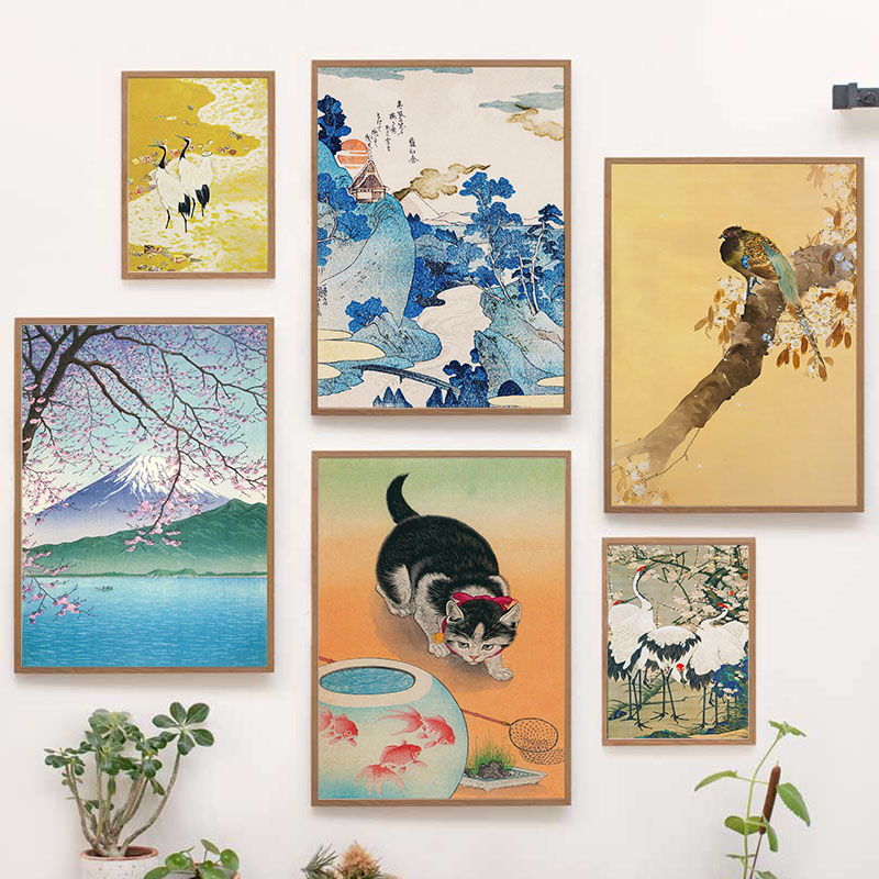 اليابانية Katsushika Hokusai ح - مراجعة Interior Design Home Decor وسعره