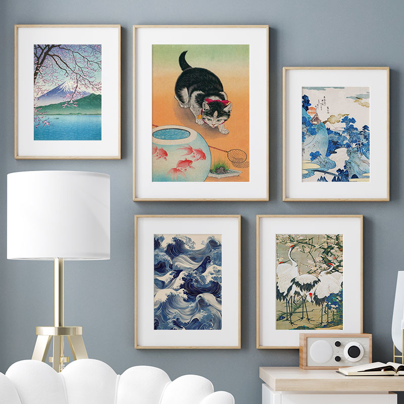 اليابانية Katsushika Hokusai ح - مراجعة Interior Design Home Decor وسعره